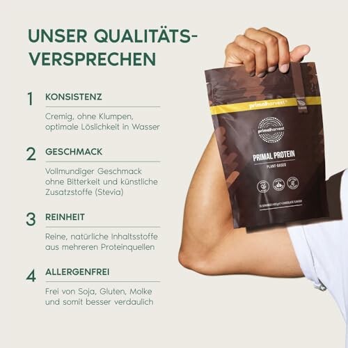 Primal Protein Pulver mit Qualitätsversprechen